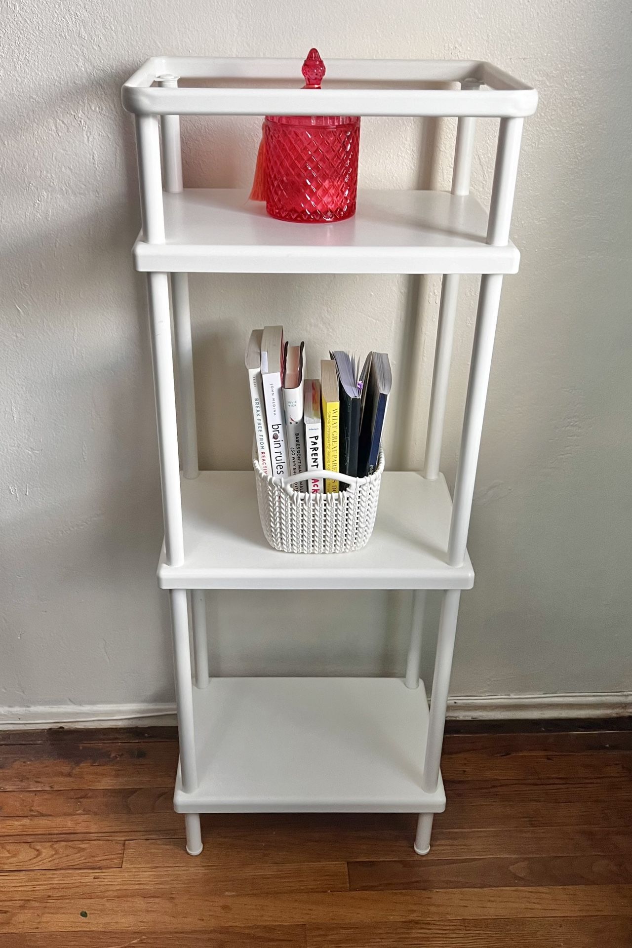 White Metal Shelving Unit for Sale in San Diego, CA - OfferUp