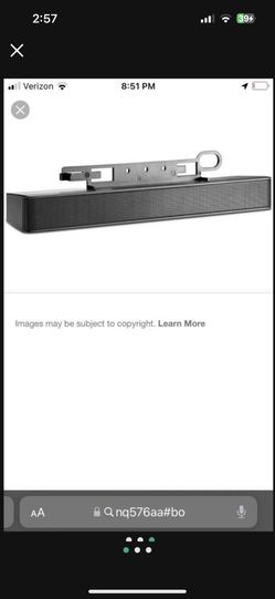 Hp LCD Speaker Bar New In Box