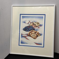 Mary Croxton Snow Dogs 182/750/ Alaskan Art/ Kids room/ wall decor/ Dog Art