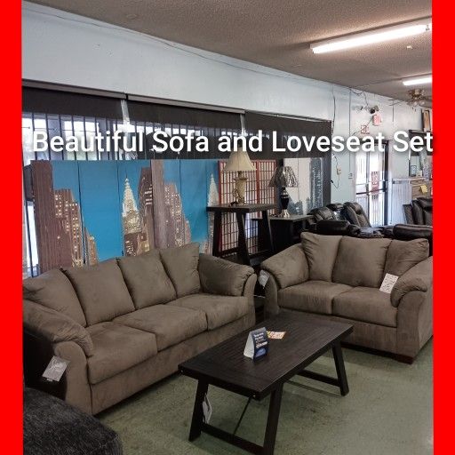 💥 Sofa And Loveseat Set 