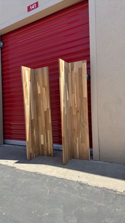 IKEA SKOGSTA wall shelves