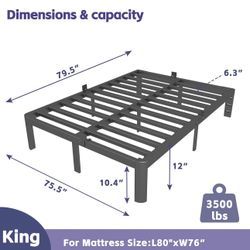 King Size Bed Frame 