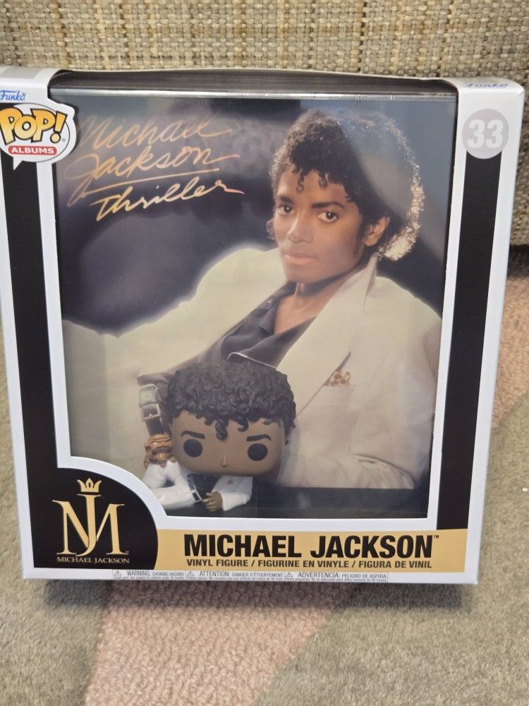 Michael Jackson Thriller Pop Album Cover Funko Pop