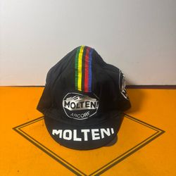 Molteni Vintage Cycling Team Cap in Black by Apis