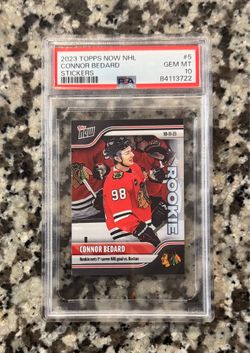2023 Topps Connor Bedard Rookie PSA 10