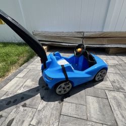 Step2 Whisper Ride Blue Cruiser Push Car and Ride on Toy