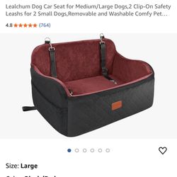 Lealchum Dog Car Seat for Medium