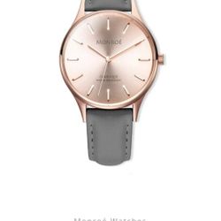 Monroé Watches
SOLÉROSE - CHARCOAL LEATHER