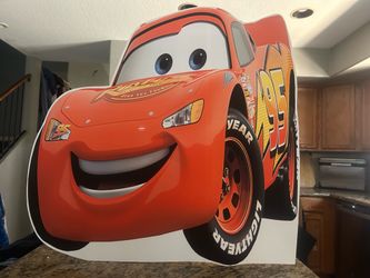 2ft lighting McQueen cars cut out