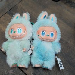 Labubus for 40$ green and blue real labubus