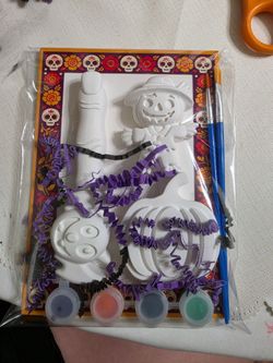 Plaster, ready-to-paint, fun, art, craft Halloween, kits