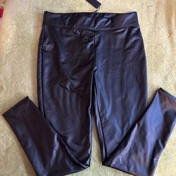 Leather leggings