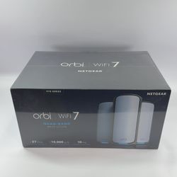 New NETGEAR Orbi 970 Series Quad Band WiFi 7 RBE971 Quad-Band Mesh System