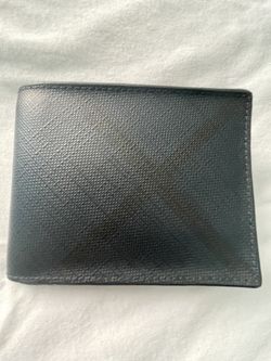 Burberry Wallet Navy Blue Excelente Condición 