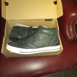 These are New Swaaude Leather Converse Shoes Size 10.5