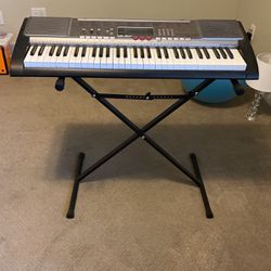 Casio Piano With Stand And Cable