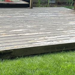 Large Wood Deck / Platform – 12’2” x 16’5”