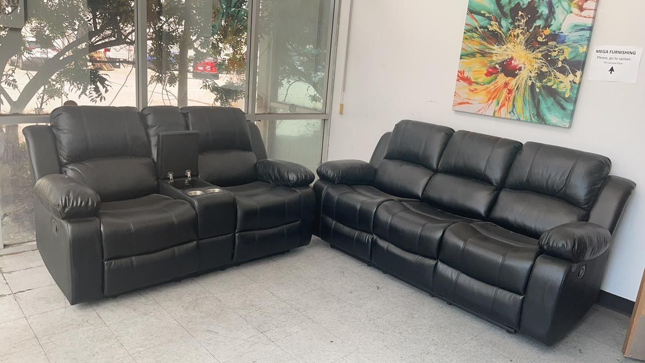 BRAND NEW 2 PIECES RECLINERS COUCH SET