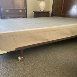 Box spring and Metal Frame 