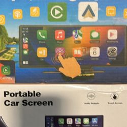 Car Player Portable. Wirless CarPlay Android audio Bluetooth.  Camera Included Touch Screen 