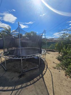 Large Round Trampoline  free