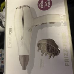 Conair Infiniti Pro Frizz Free White Hair Dryer Concentrator & Diffuser