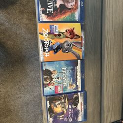 Lot Of 4 Sealed Disney Movies