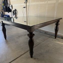 Classic Dark Wood Dinning Table 