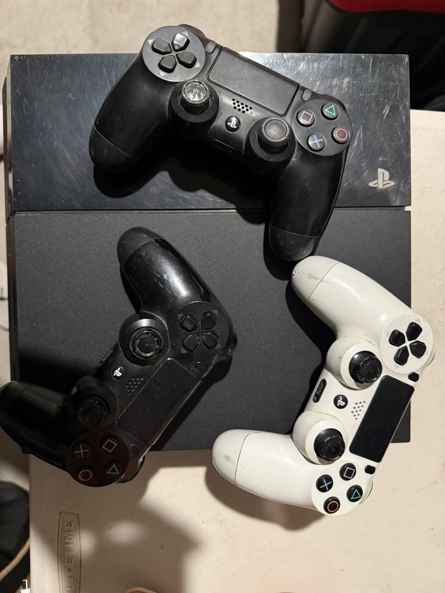 PS4 Pro With Controllers