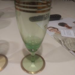 Color Gold Rim Glasses 