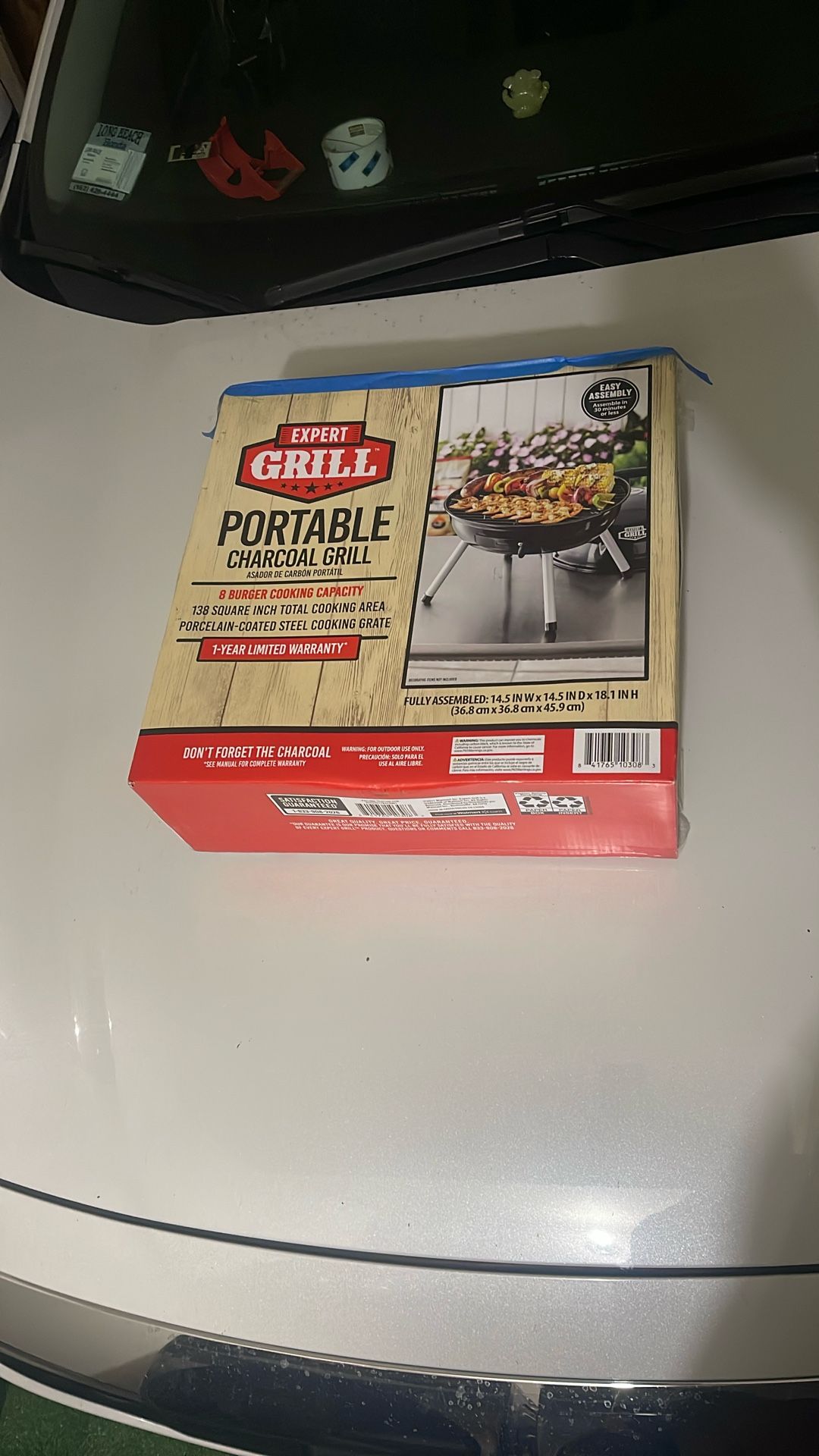 Expert grill, portable charcoal grill