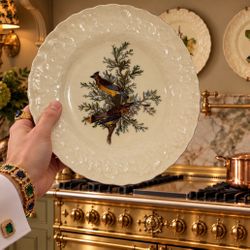 3 PCS Alfred Meakin ENGLAND Fine Art DISPLAY DINNER PLATES Original MCM Vintage Porcelain Audubon Society Birds of America Series HILLCREST