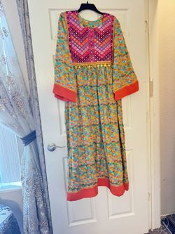 New Afghani Dress Size Medium It’s Very Beautiful For $50