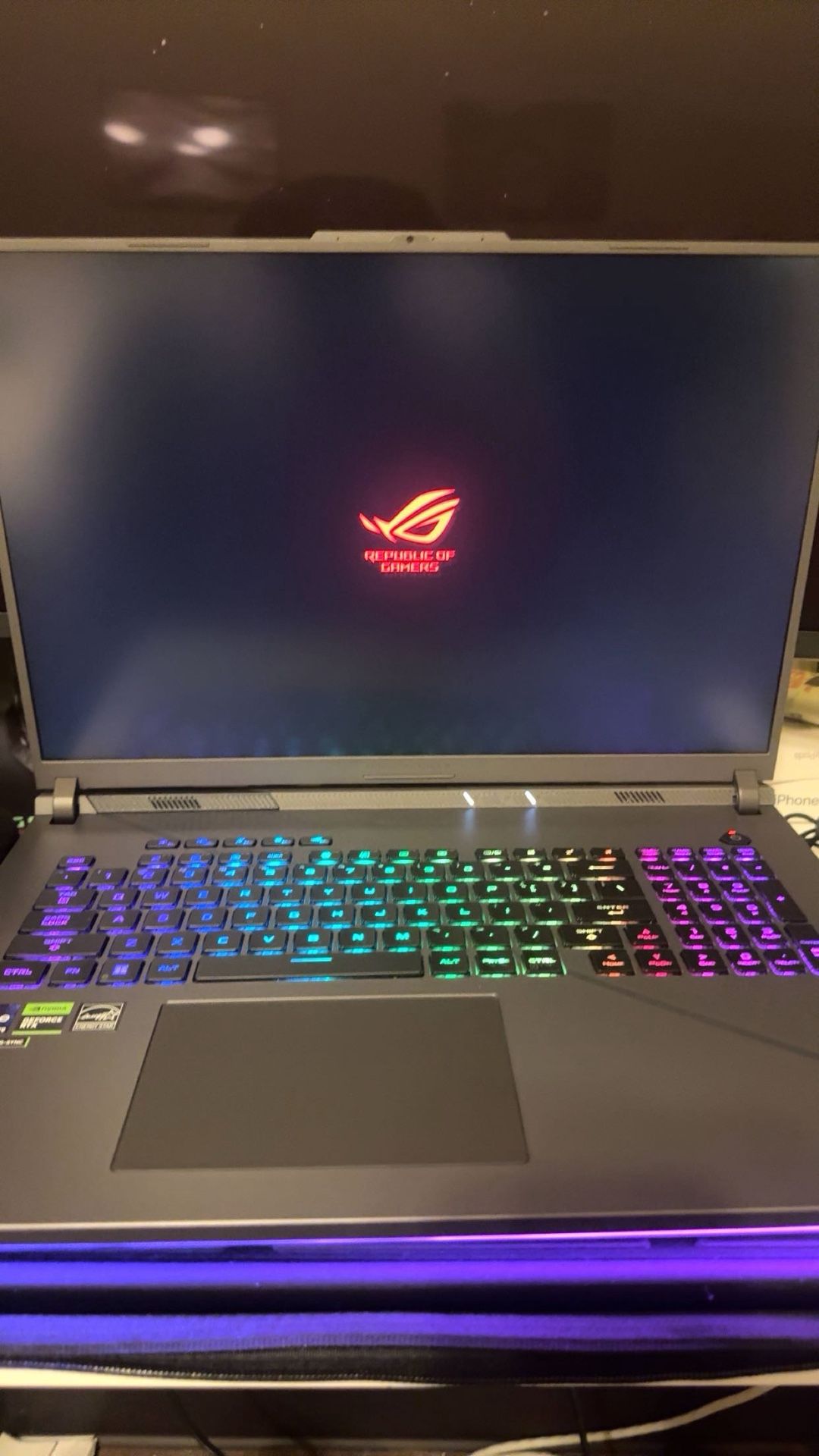ASUS ROG Strix G18 (2024) Gaming Laptop, 18” Nebula Display 16:10 QHD 240Hz/3ms, GeForce RTX™ 4070, Intel® Core™ i9-14900HX, 32GB DDR5, 1TB PCIe® SSD,