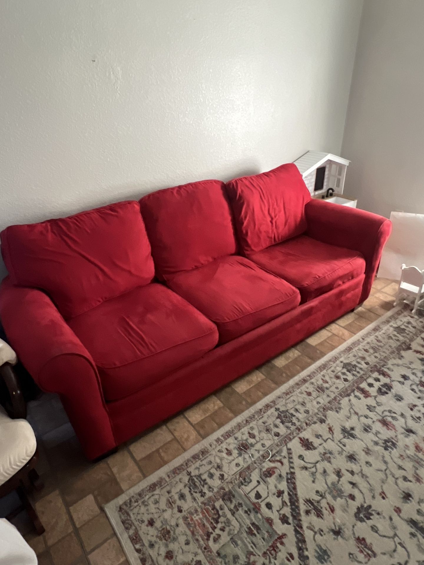 Red Couch Set