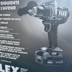 Flex tools 1/2” Speed Drill Driver And stacked Lithium Battery Kit