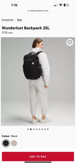 Lululemon Wunderlust Backpack 25L for Sale in Pine Brook, NJ - OfferUp