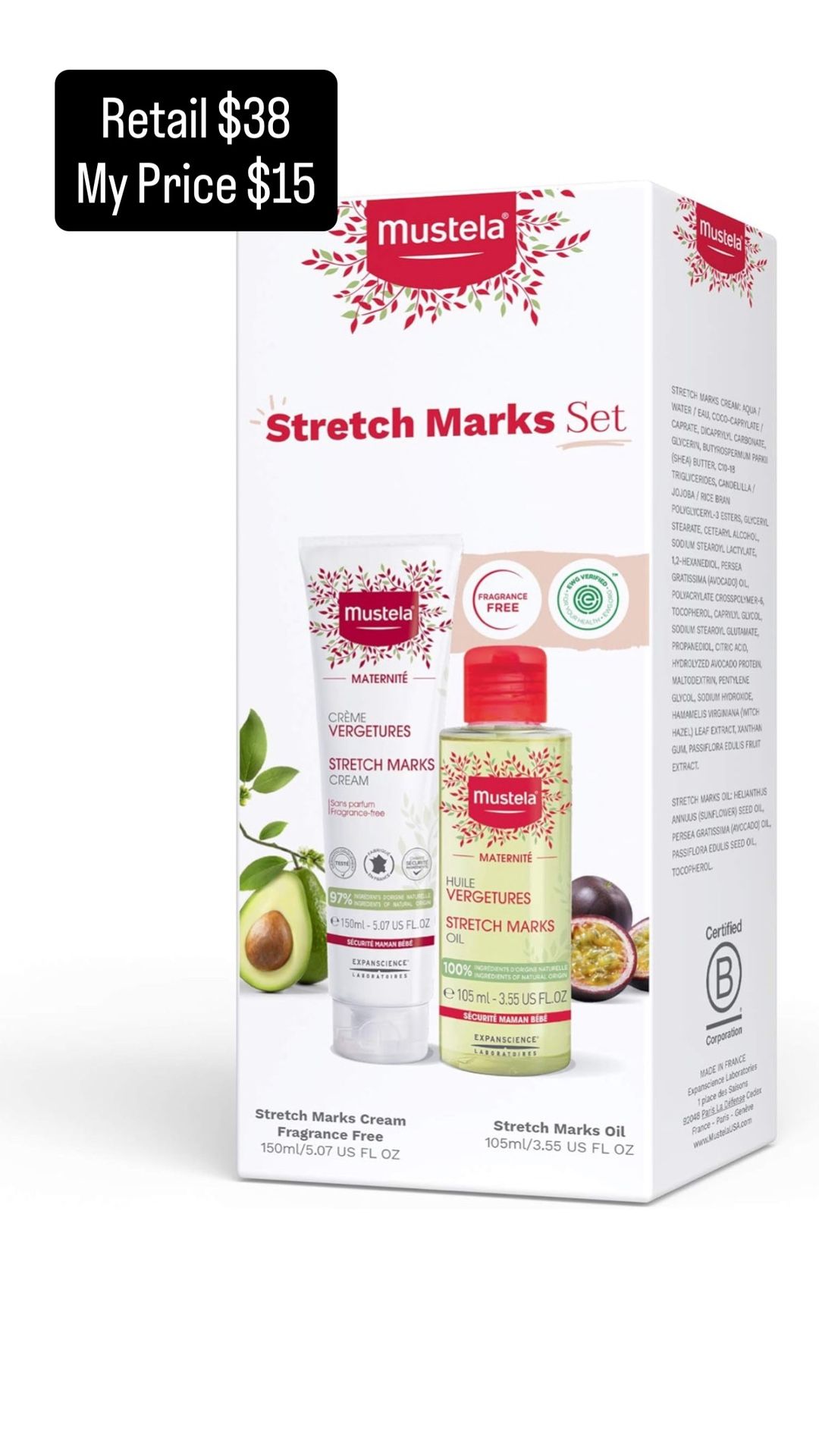 Mustela Stretch Mark Set