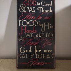 Blessing Wooden Plaque