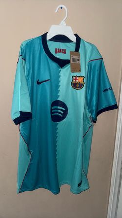 Barcelona turquoise aqua jersey