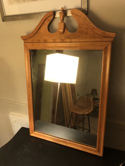 $15 Vintage Wooden Mirror Vanity