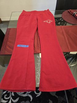 True Religion Red Sweat Pants - used - Great condition - Size SM