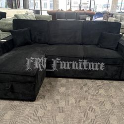 New Black Sofa 