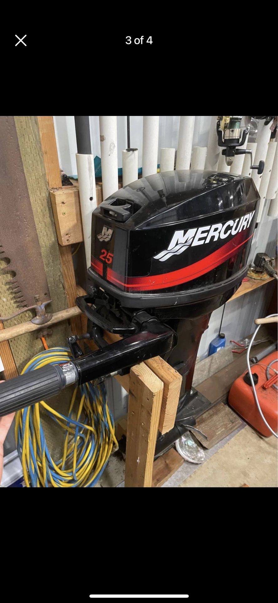 2005 Mercury Outboard… Runs Perfect And Includes Tank
