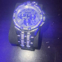 Bulova Silver Crystal Watch