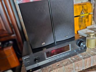 Polk speakers T15 pair   AND Sony STR-DH520