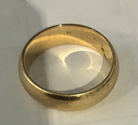 14 k solid gold ring heavy