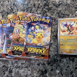 Pokemon Surging Sparks - 66 Cards (Opened)