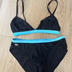 Women’s Lacoste Two-Piece Swimsuit Size 36 Small
