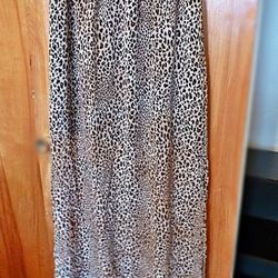 NWOT - H&M Leopard Print Maxi Skirt, Women's Size S